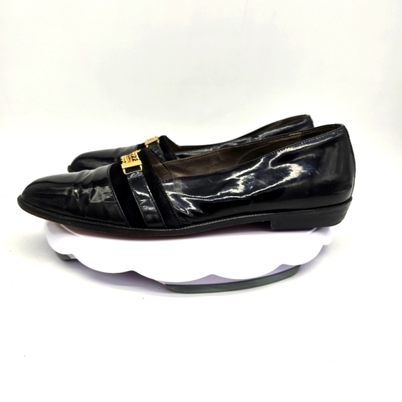Emilio Franco Dress Shoe Men’s 9 Slip On Exotic Loafers Black main image 4